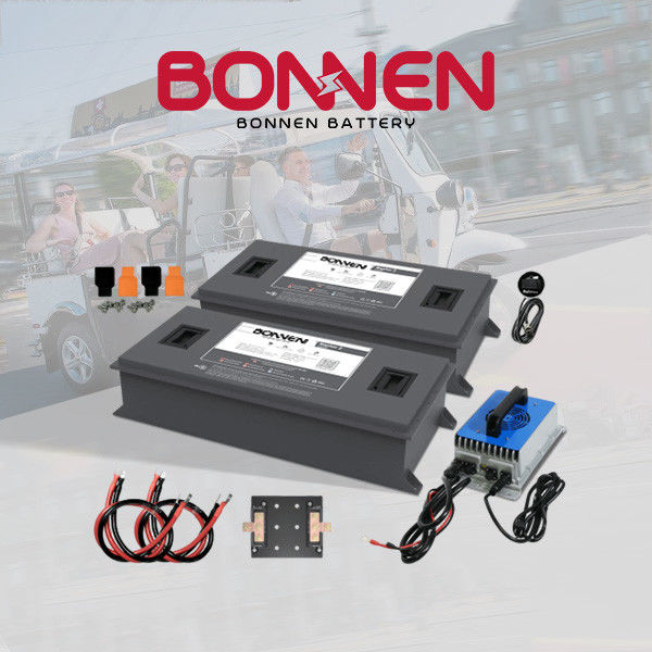 7.68kWh 72V 100Ah Batterie au lithium Pack de batterie au lithium 72v Pour chariots de golf haute tension