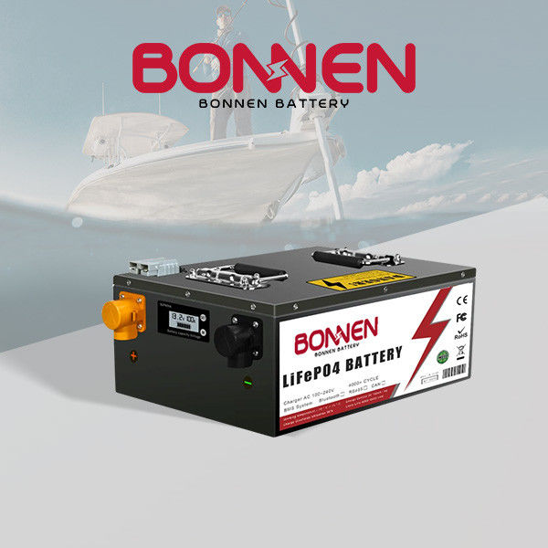 Batterie de moteur de trolling de 12v, batterie marine Lifepo4 de 12v 200ah pour moteurs de trolling