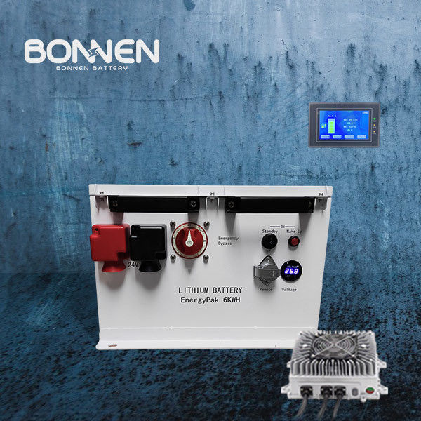 Moteur extérieur électrique 24V batterie au lithium pour bateau avec boîtier de batterie AL et cellule LiFePo4