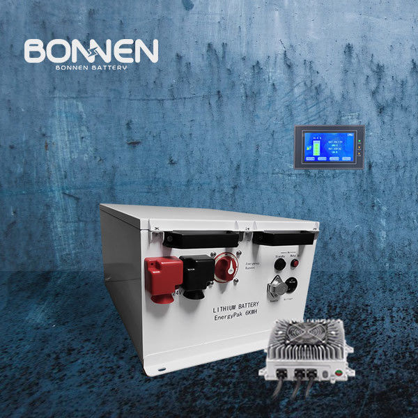 Moteur extérieur électrique 24V batterie au lithium pour bateau avec boîtier de batterie AL et cellule LiFePo4
