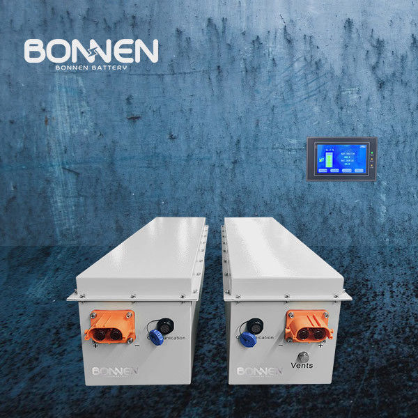 5Batterie au lithium de 12 kWh pour bateau avec télécommande LCD / connexion parallèle, batterie électrique pour moteur de bateau