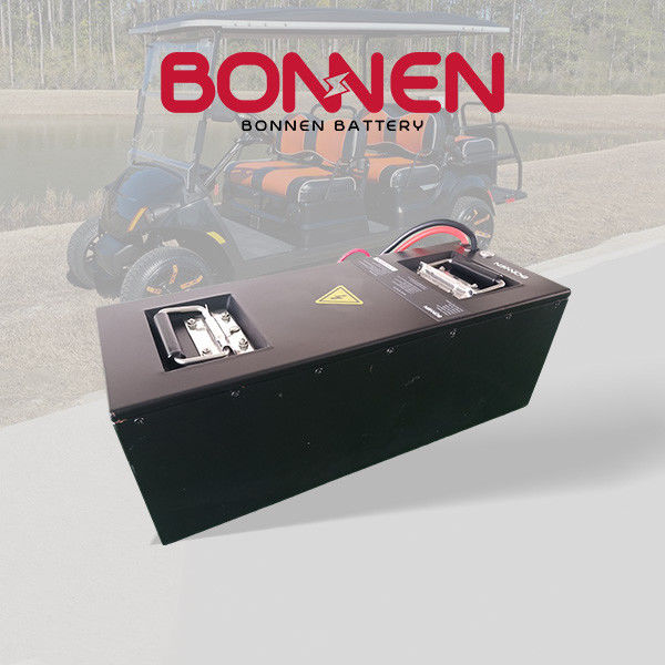 72V 80Ah NMC batterie au lithium IP65 Résistance à la poussière d'eau pour chariots de golf Moto