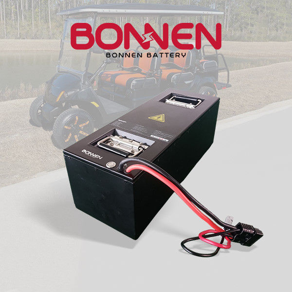 72V 80Ah NMC batterie au lithium IP65 Résistance à la poussière d'eau pour chariots de golf Moto