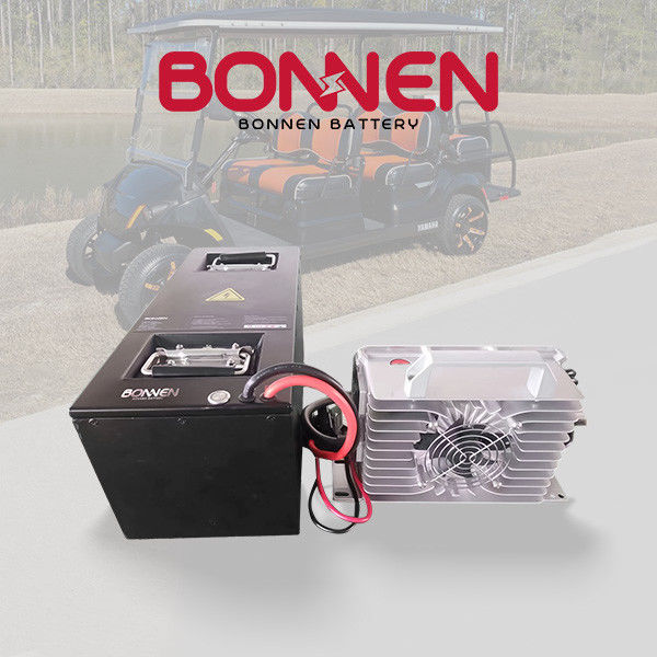 72V 80Ah NMC batterie au lithium IP65 Résistance à la poussière d'eau pour chariots de golf Moto