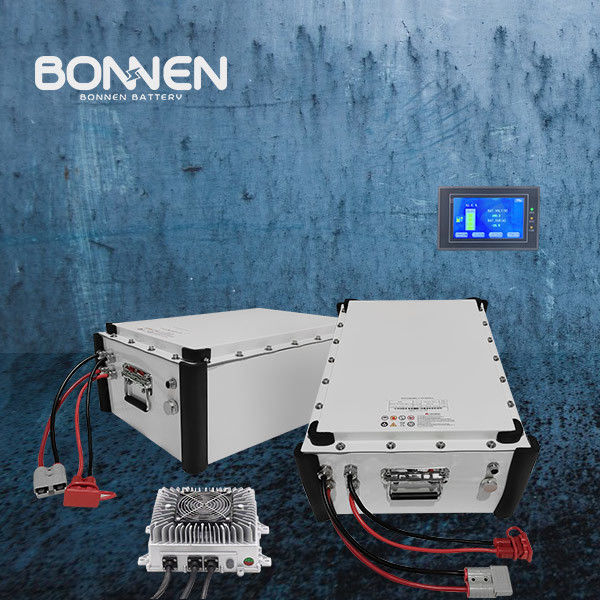 96V 4.8KWH 50Ah Li-Ion Boat Battery Pack Moniteur LCD à distance