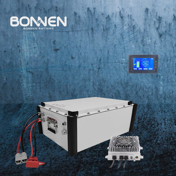 96V 4.8KWH 50Ah Li-Ion Boat Battery Pack Moniteur LCD à distance