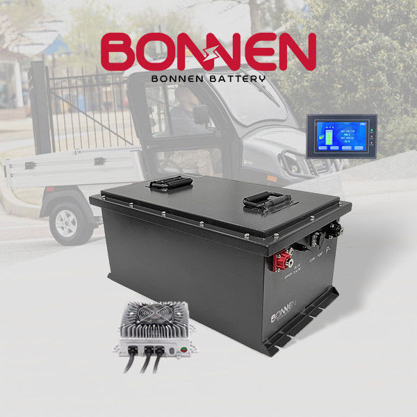 60V 100Ah LiFePO4 batterie pour chariots de golf véhicules à basse vitesse haute tension longue durée de vie