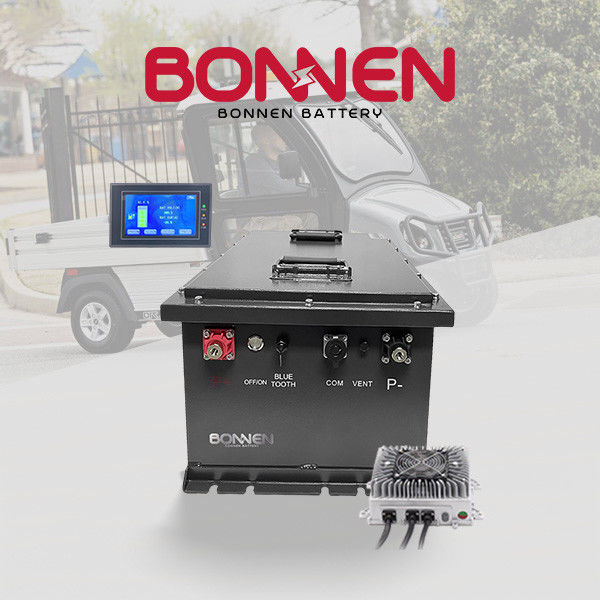 60V 100Ah LiFePO4 batterie pour chariots de golf véhicules à basse vitesse haute tension longue durée de vie